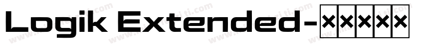 Logik Extended字体转换